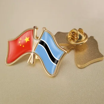 Kitajska in Bocvana Prečkal Dvojno Prijateljstvo Zastav broške