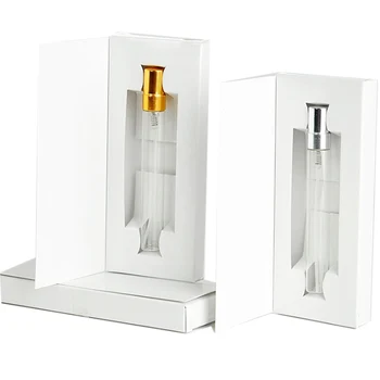 20PCS 3ML 5ML 10 ML Mini Steklene Stekleničke Parfuma Z Papir Polje Aluminija Razpršilo Prazno Prenosno Kozmetično embalažo,