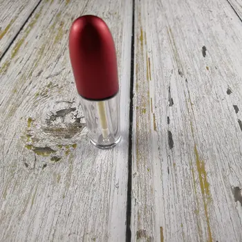 Jasno Prazno Lip Gloss Cevi Steklenice rdečega pokrov Posode Balzam za Ustnice Šminko Cevi Steklenico F135