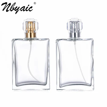Nbyaic Parfum sub-stekleničenje 100 ml velike zmogljivosti parfum zamenjava prazno steklenico spray steklenico high-end jasno steklenici 1pcs