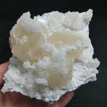 369.6 gNatural redkih valj kristali kalcita, protolith quartz simbiotičnem energije svetlobe zdravilni kamen dekorativni mineralnih osebke
