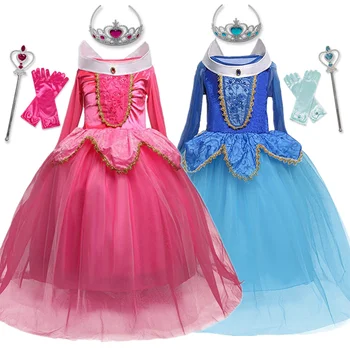 Dekleta Princesa Obleko Otroci Halloween Carnival Cosplay Kostum Otroke Božič Modno Obleko Gor Obleko Preobleki