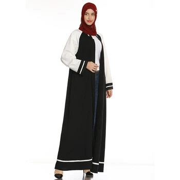 Vintage Abayas Za Afriške Ženske Obleke Z Dolgimi Rokavi Kontrast Barve Retro Boubou Haljo Jopico Tam Kaftan Maxi Obleke 2022 Najnovejši