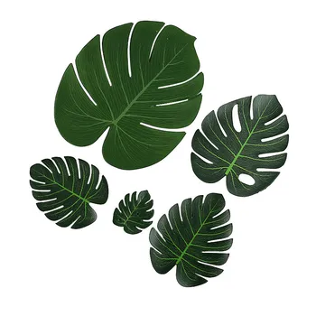 Umetni Tropskih Palmovih Listov Monstera Listov Simulacije Listov Za Hawaiian Stranka Džungle Plaži Temo Stranki Diy Odlikovanja