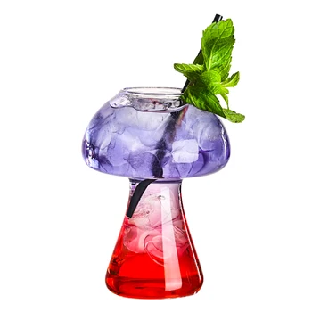 Nova neto rdeče gobe pokal Cocktail Pokal ustvarjalne molekularna gurmanske bar posebno vino pokal osebnost stekla