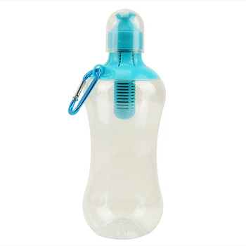 550ml Plastičnih Vodo Bobble Hidratacija Filter Prenosni Prostem Pohodništvo Potovanja Telovadnici Filtriranje Vode, Zdrave Pitne Steklenice