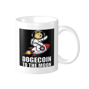 Promo Dogecoin Na Luno Cartoone Umetnosti Tiskanja Skodelice premije, Skodelice, SKODELICE, Tisk Smešno Novost Dogecoin Meme multi-funkcijo skodelice