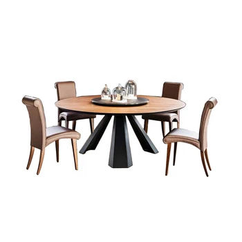 leseno jedilno mizo nastavite comedor sillas de comedor стол обеденный mesa comedor muebles de madera + 4 stol стул кресло sillas