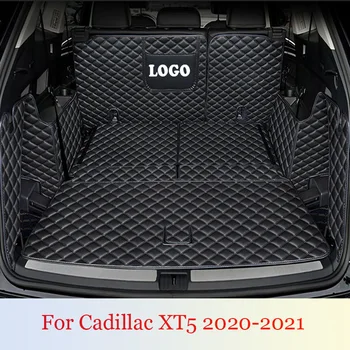 Po meri Nepremočljiva Prtljažniku Avtomobila Mat AUTO Rep Boot Pladenj Linijskih Primerni Za Cadillac XT5 2020-2021 Auto Notranja Oprema Styling