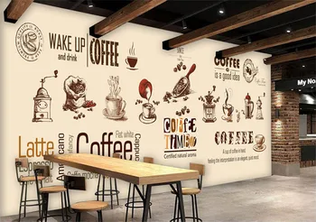 po meri stereo kave ozadje sodobno minimalistično velika zidana restavracija, kavarna pekarna osebnost TV ozadje ozadje zidana
