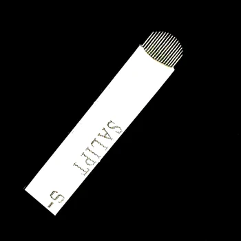 150pcs 0,20 mm mMicroblading Igle 16 pin U Obliko Stalnega Ličila Trajno Ličenje Obrvi Tatoo Igle U Oblike, Igle