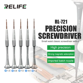 RELIFE RL-721 Natančnost Izvijač za IPhone, Android Mobilni Telefon Popravila Odpiranje Izvijač Nabor z Magnetno Odprite Ročno Orodje