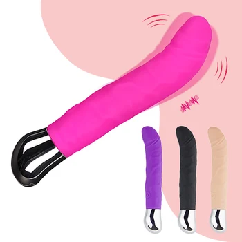 10 Frekvenčni Vibrator Za Ponovno Polnjenje Realističen Dildo Masturbacija Vibracije Massager Simulirani Penis, Vibrator Za Žensko Masturbator