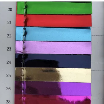 Ultra Bright, Kovinski Vinil Ogledalo Sintetična Pu Usnje Materiali
