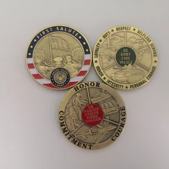 Ostrostrelec Kovanec-platirani Bronasto Tank Kovanec Zbirateljskega Kovanca Naslikal Obrti Spominski Kovanec Medaljo Obrti Zbirateljskih Doma Dekoracijo