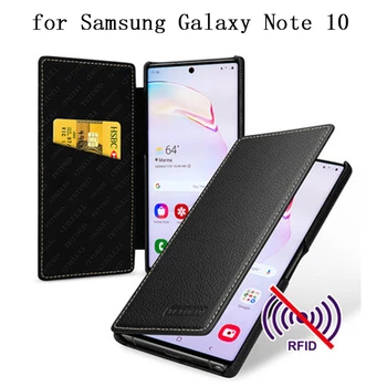 Za Samsung Galaxy Note 10 Plus Primeru Denarnice Primeru s Kartice Slotov za Samsung Galaxy Note10 Opomba 10 Fundas Kože Flip Vrečko Lupini
