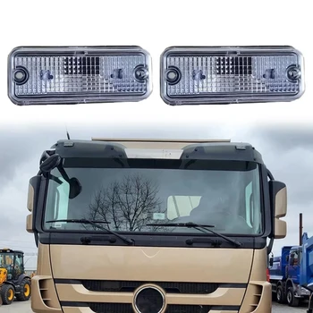 2Pcs 24V Tovornjak LED sončnega Svetlobe Dežnik Svetlobe Tovornjak Streho Luč za Mercedes Tovornjak Actros MP1 MP2, MP3