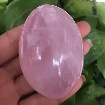 Lep naravni kristal rose roke igrajo naravni kristal, ročno poliranje daril naravne crystal reiki healing 110-130 g