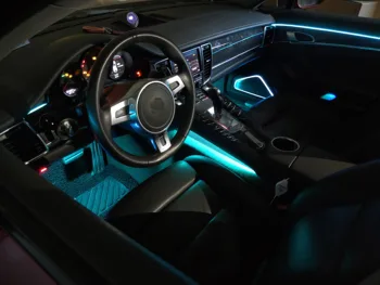 za Porsche panamera 2017-2020 64-barvni LED light srednja avdio okoljske svetlobe nadzorno ploščo za zvok pokrov