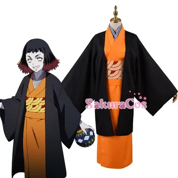 [PARK] Anime Demon Slayer/Kimetsu ne Yaiba Susamaru Boj Kimono Obleko, Cosplay Kostum Unisex Halloween FreeShipping 2020.