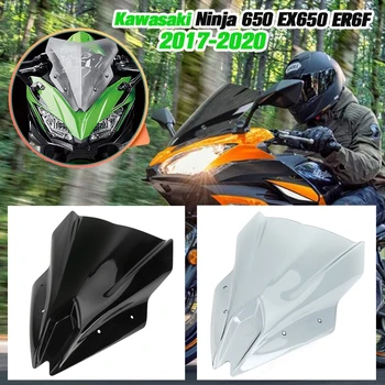 Motorno kolo Vetrobransko steklo vetrobransko steklo Vizir Veter Deflektor za Kawasaki Ninja 650 650R EX650 ER-6F ' 17 2018 2019 2020 ER6F Zmanjšati-brise