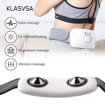 Električni Smart Pasu Massager EMS Zračni Tlak, Vibracije Ogrevanje Lajšanje Pasu Utrujenost Masaža in Sprostitev