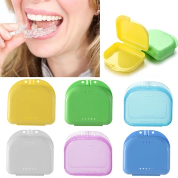 8 Barv Ponaredek Zob Ortodontskega Primeru Zobna Honorar Usta Stražar Proteza Shranjevanje Plastična Škatla Ustno Higieno Material Organizator