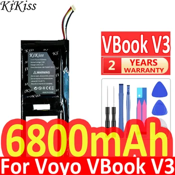 KiKiss 6800mAh Baterija Za Voyo VBook V3 Pentium Ultimate Edition Prstnih V3 PRO A1 Baterije + Brezplačna Orodja
