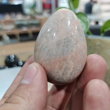 1pcs Občutljivo elipse naravni kamni in minerali, surove rude kristalno jajce obliko gem lahko usd za dekoracijo doma dekor in DIY darilo