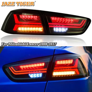 DNO Avtomobila LED Luč Za Mitsubishi Lancer EVO x 12V Zadaj Teče Lučka za Zavore Povratne Dinamičen Zavoj Signal Taillamp