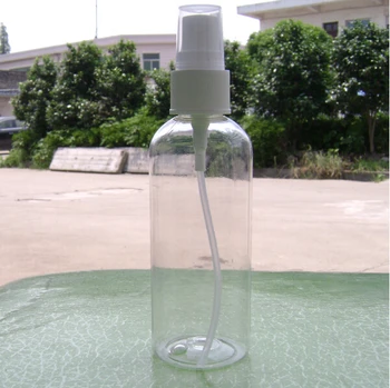 50PCS Debelo 100cc spray steklenico za kozmetične , 100 ML praznih plastičnih spray steklenice , jasno, megla spray steklenico za prodajo