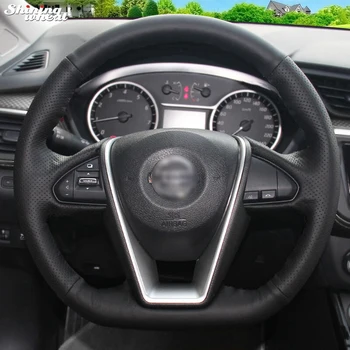 BANNIS Black Pravega Usnja Avto Volan Kritje za Nissan Lannia 2015 Maxima 2016