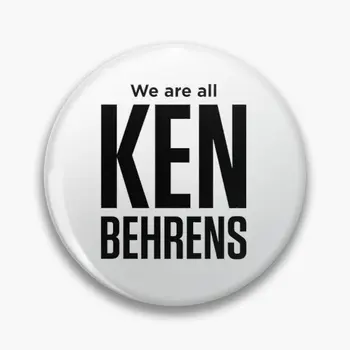 Vsi Smo Ken Behrens Prilagodljiv Mehko Gumb Pin Risanka Ovratnik Ljubimec Žensk, Broška Moda Ustvarjalno, Srčkan Klobuk Značko Dekor