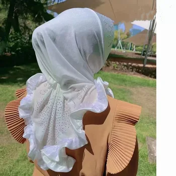 Dubaj Savdska Kreativna Zasnova Moslem Lady Instant Ogrlicom Hidžab Obloge