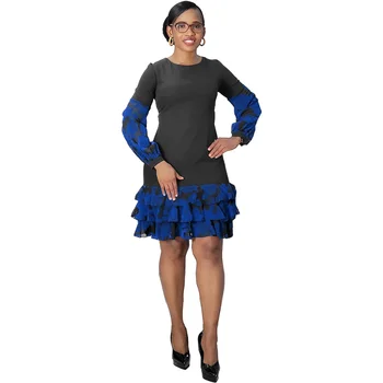 2023 Nov Prihod Afriki, Afriška Oblačila Obleke za Ženske Dashiki Tiskanje Ankara Obleke Tradicionalno Ogrinjalo Dolg Rokav Obleka