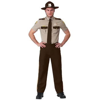 Ameriški Policaj Cosplay Halloween Cosplay Karneval Stopnji Uspešnosti Kostum Za Odrasle Policija Cosplay Policijske Patrulje Igra, Kostumi