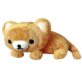Leži Rilakkuma Cosplay Mačka Kawaii Plišastih Igrač 34 cm Medved Polnjene Živali Cute Anime Plushies Otroci Igrače za Dekleta Otrok