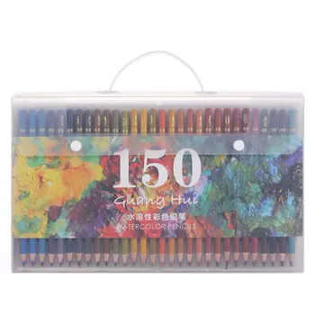 150 Barve, Mehka Akvarel Barvice Lesa Vodi Topen Barvnih Svinčnikov Set Za Lapis De Or Slikarstvo Skico Šolskega Ustvarjalce