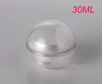 100 KOZARCEV Novo 30g pearl white akril žogo oblike krema kozarec , plastični kozarec za kremo za oči , vlažilno kremo, gel, kozmetični 30 g žogo jar