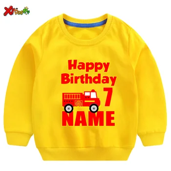 2020 otroški Sweatshirts Dečke Dolg rokav Jopice Avto Bombaž Vrhovi Otroka, T-majice, Dekleta, Otroci Fant majica za Rojstni dan Hoodies