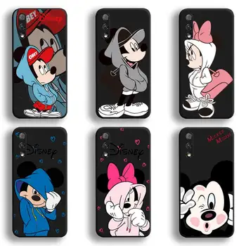 Moda Disney Mickey Miške Minnie Primeru Telefon Za Huawei Honor 30 20 10 9 8 8x 8c v30 Lite pogled 7A pro