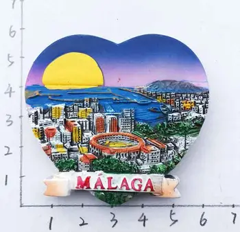 Valencia Španija Turistični Spominek Hladilnik Magneti Ustvarjalne Smolo, Hladilnik, Magnetno Sporočilo Nalepke Doma Dekor Dekoracijo Daril