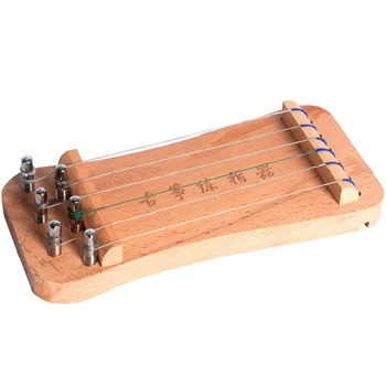 6 String Masivnega Lesa Tradicionalna Zither Kitajski Guzheng Prst, Roko, Vaditelj